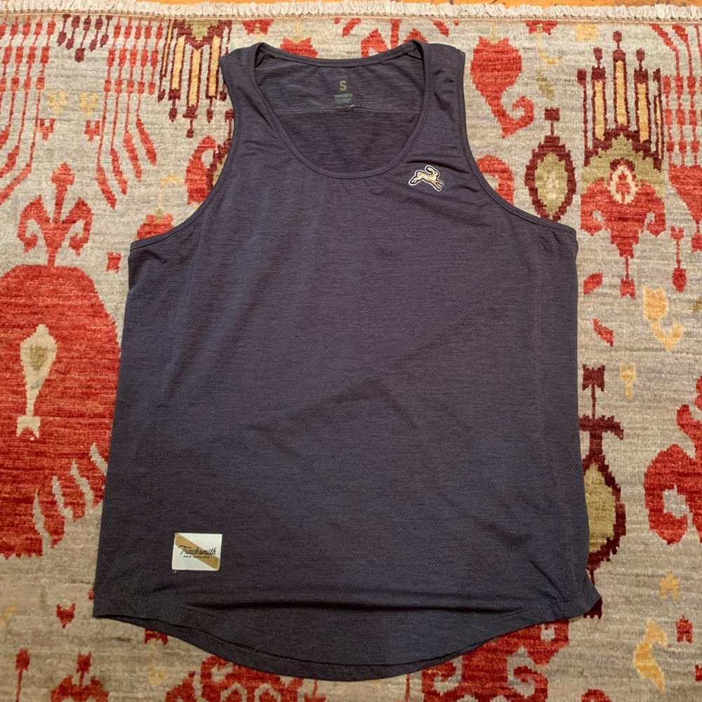 Tracksmith Session Tank NWOT Charcoal size small